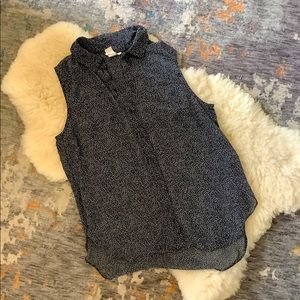 Sheer button up blouse